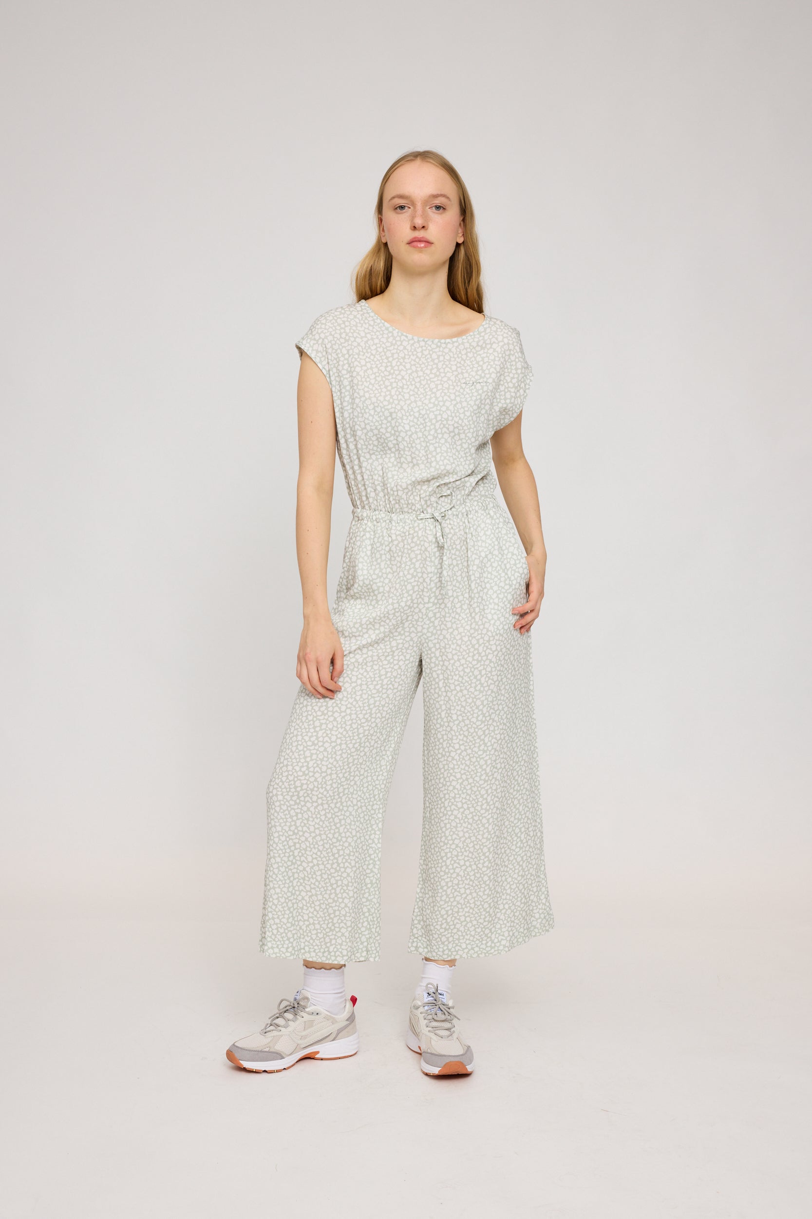 Printed Jumpsuit - Misty Jade