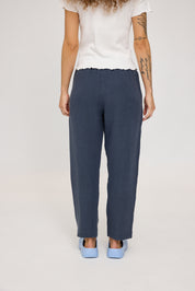 Straight Leg Linen Pants