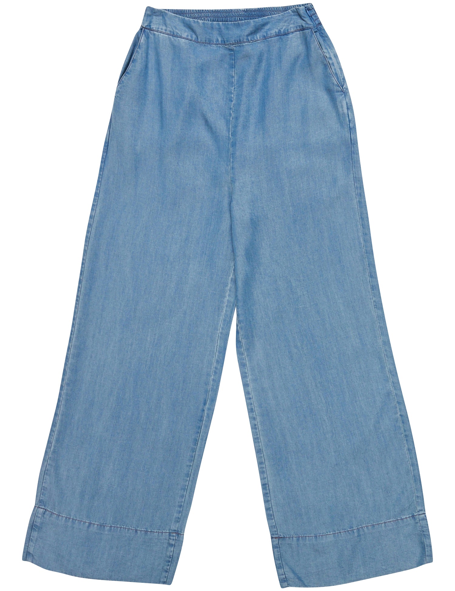Wide Leg Denim Pants
