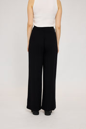 Pleated Pants - Black