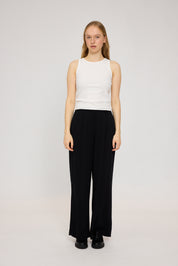 Pleated Pants - Black