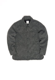 Vegan Wool Jacket - Anthracite Mel