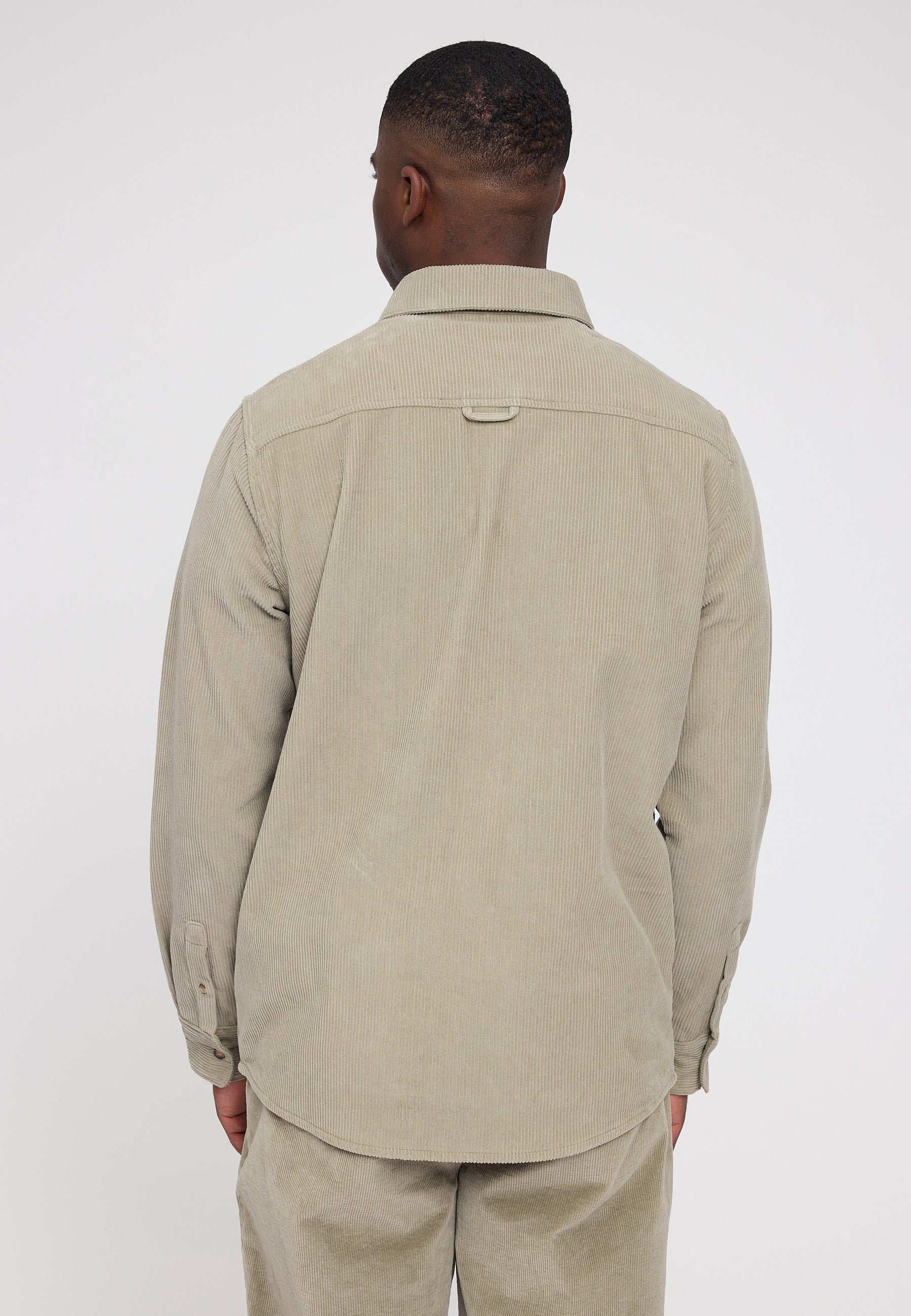 Pocket Corduroy Shirt - Light Kaki