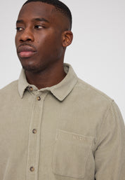 Pocket Corduroy Shirt - Light Kaki