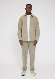 Pocket Corduroy Shirt - Light Kaki