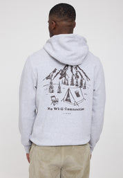 Back Print Hoodie - camping print