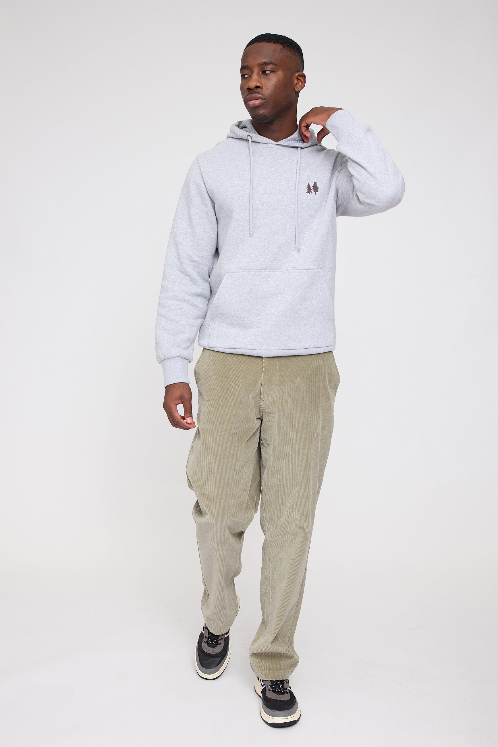 Back Print Hoodie - camping print