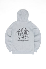 Back Print Hoodie - camping print