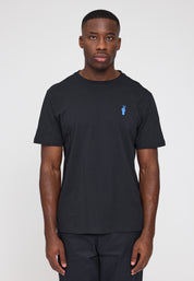 Back Print T-Shirt - Black/ Democracy Print