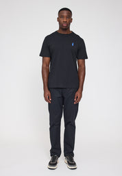 Back Print T-Shirt - Black/ Democracy Print