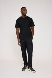 Back Print T-Shirt - Black/ Democracy Print