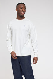 Back Print Theme Longsleeve - Offwhite/ Democracy Print