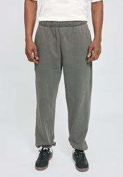 Genderless Natural Dye Sweat Pants - Natural Dye Anthracite