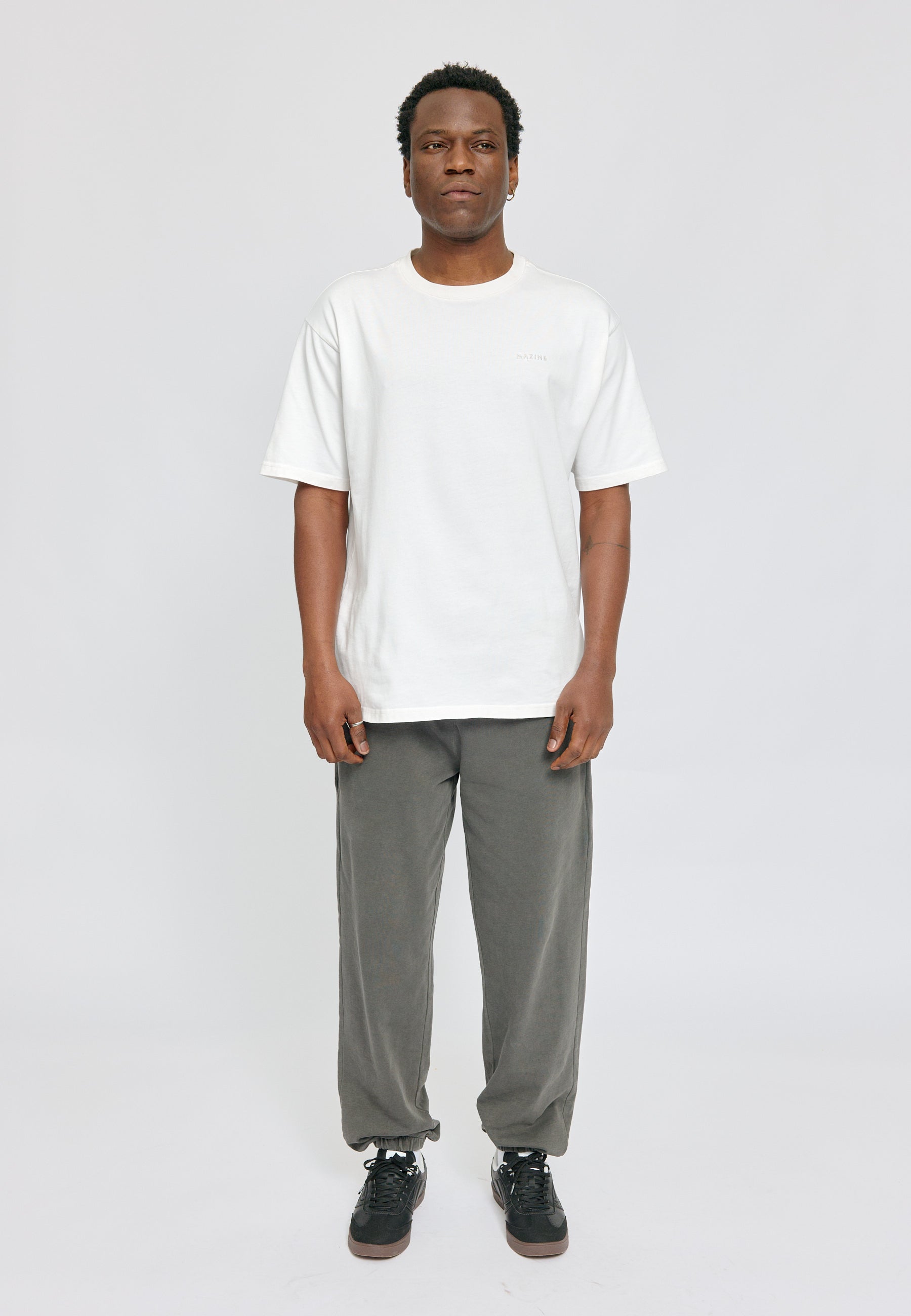 Genderless Natural Dye Sweat Pants - Natural Dye Anthracite