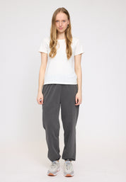 Genderless Natural Dye Sweat Pants - Natural Dye Anthracite