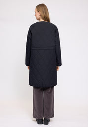 Light Padded Coat - Black