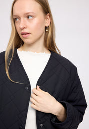 Light Padded Coat - Black