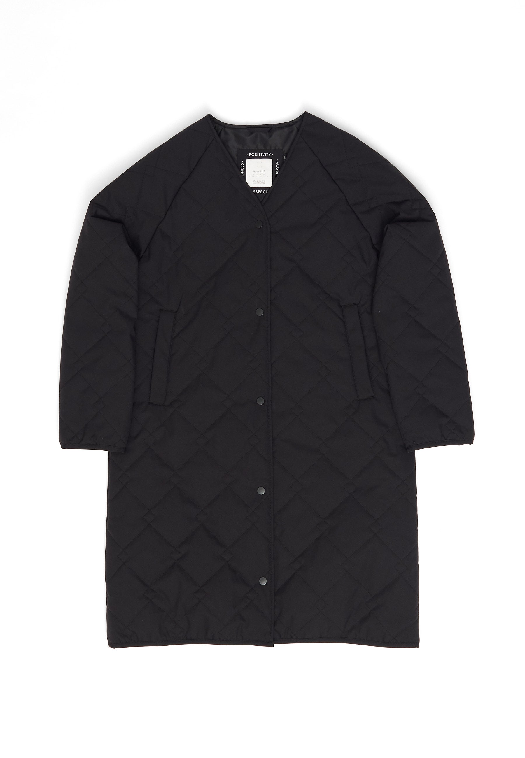 Light Padded Coat - Black