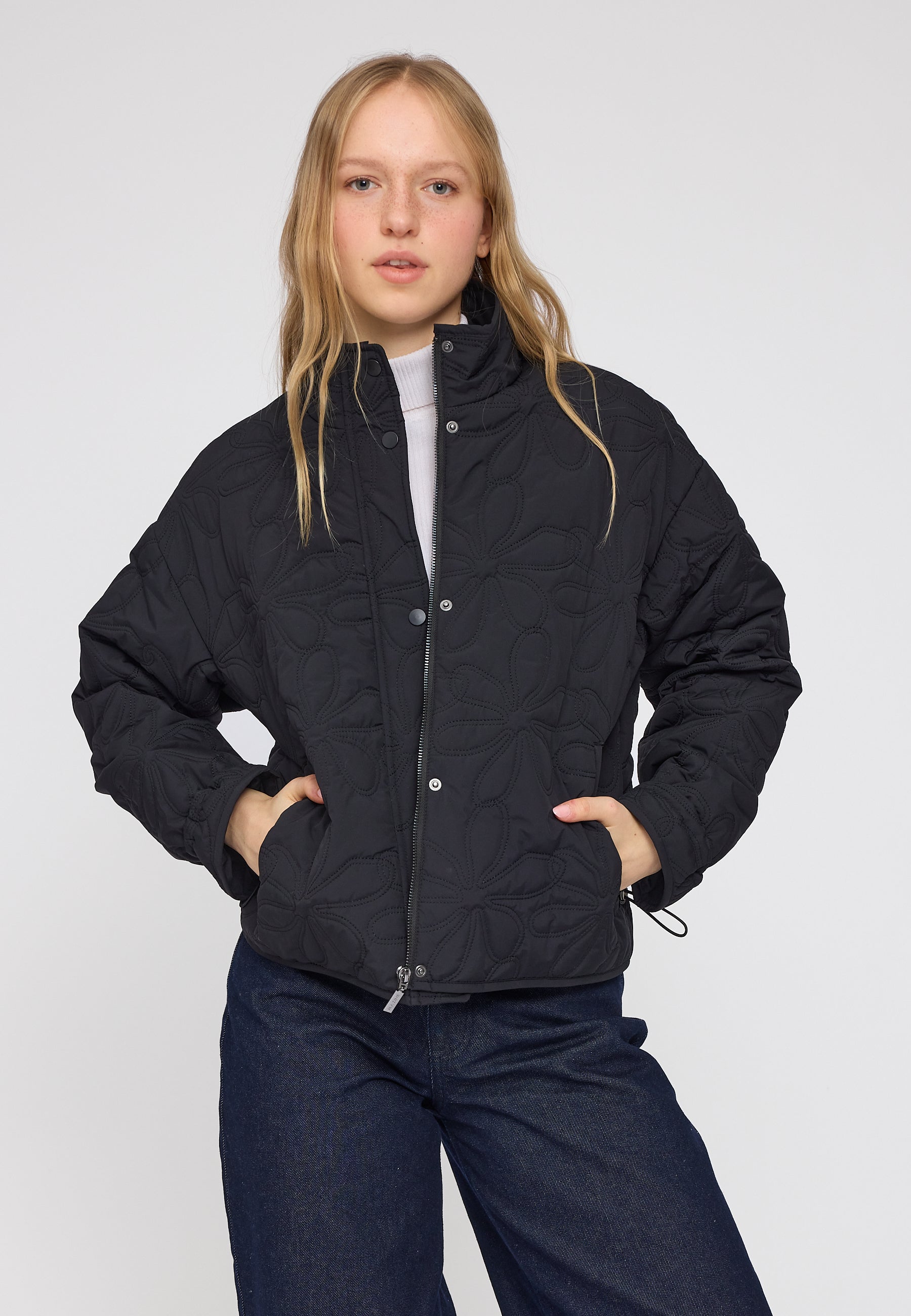 Floral Quilt Light Padded Jacket