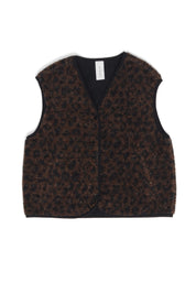 Printed Sherpa Vest