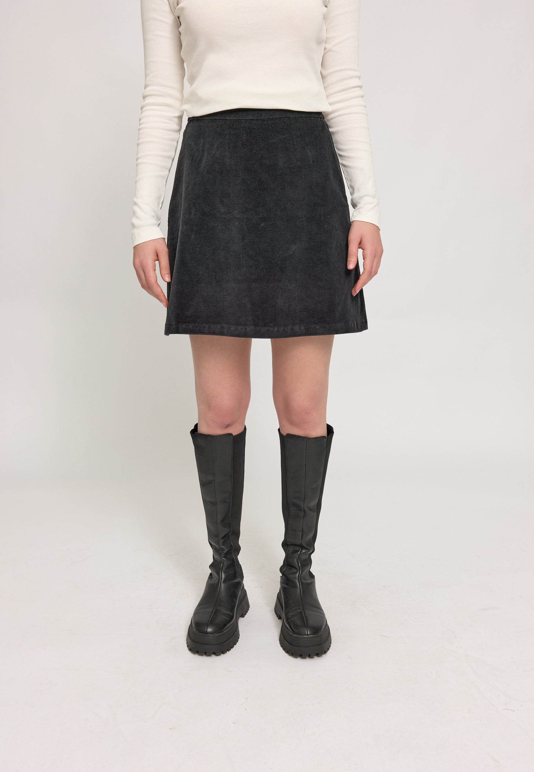 Corduroy Mini Skirt
