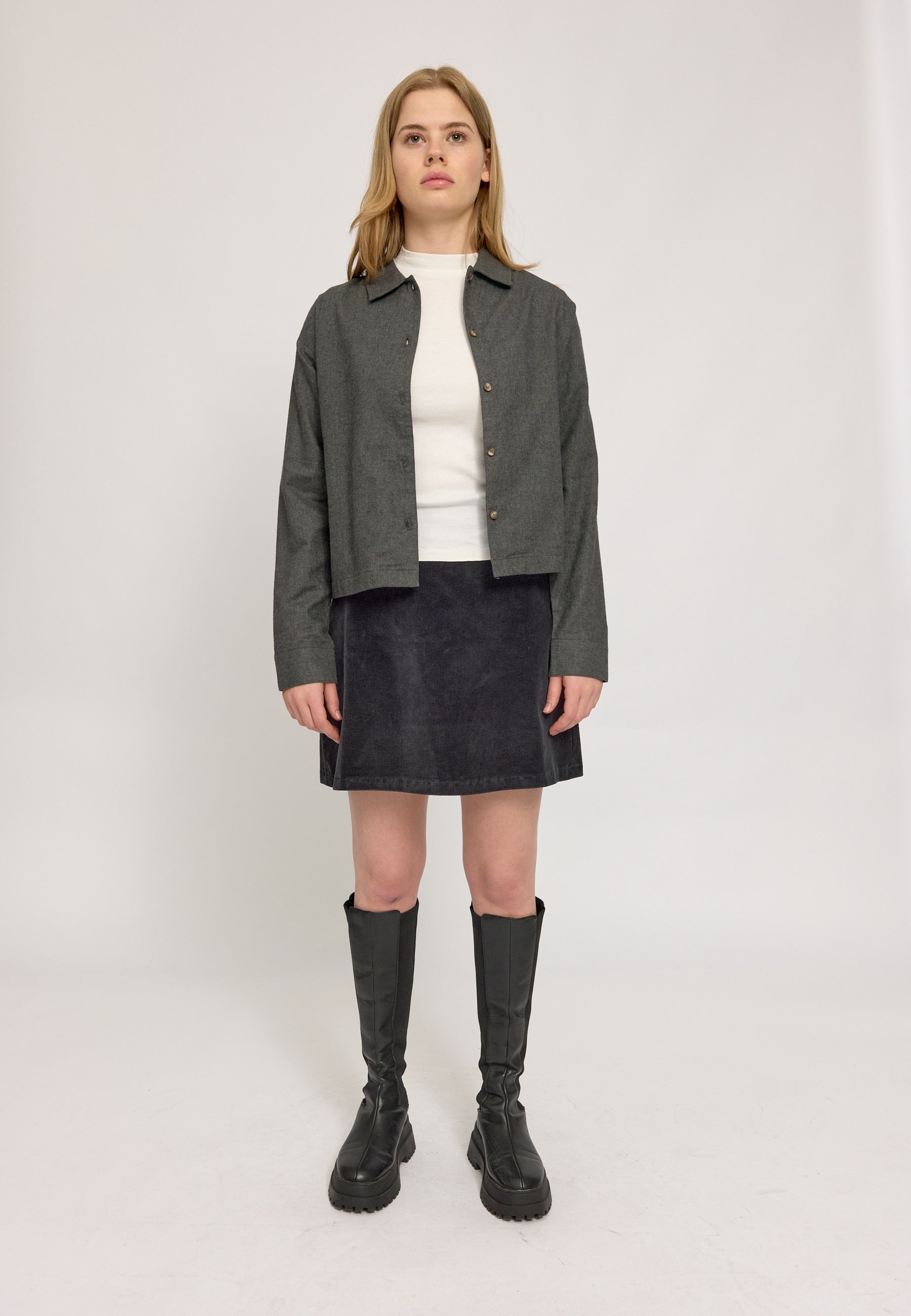Corduroy Mini Skirt
