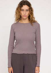Babylock Hems Longsleeve - Grey Brown