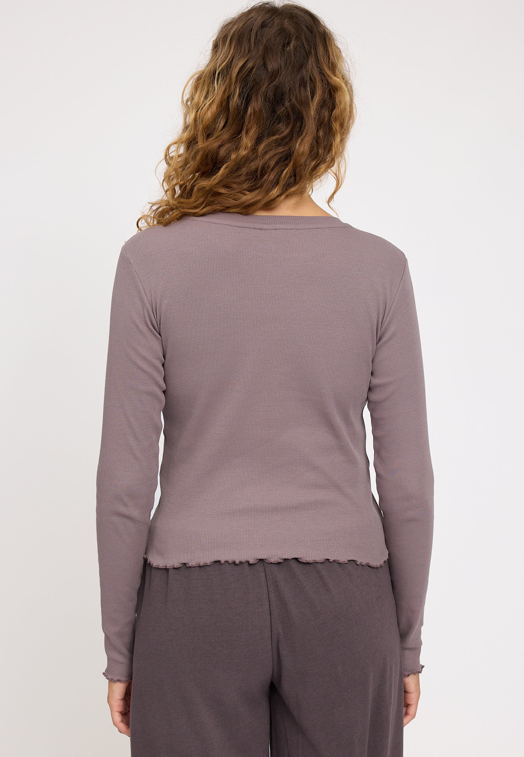 Babylock Hems Longsleeve - Grey Brown
