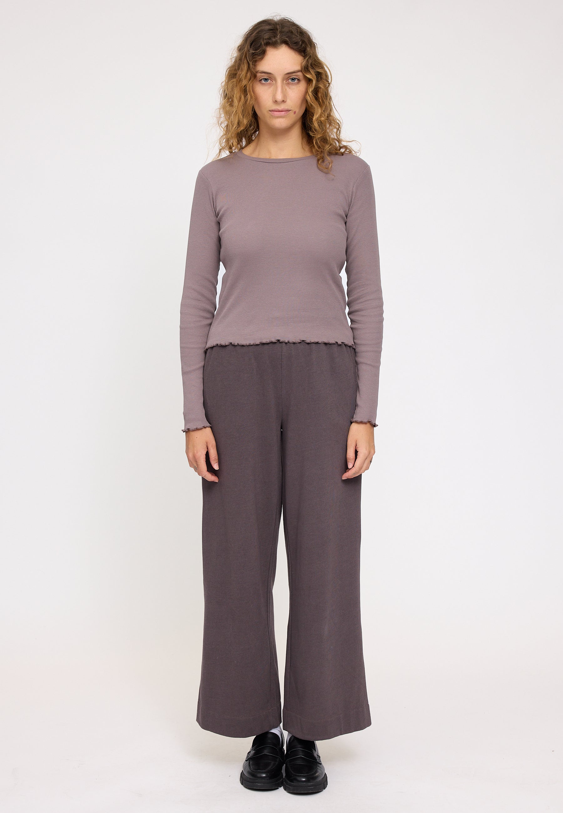 Babylock Hems Longsleeve - Grey Brown
