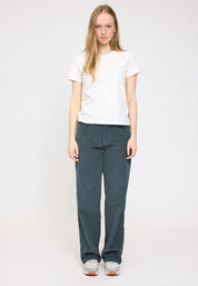 Wide Leg Corduroy Pants - Bottle