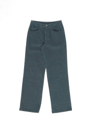 Wide Leg Corduroy Pants - Bottle