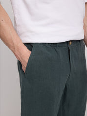 Regular Linen Shorts