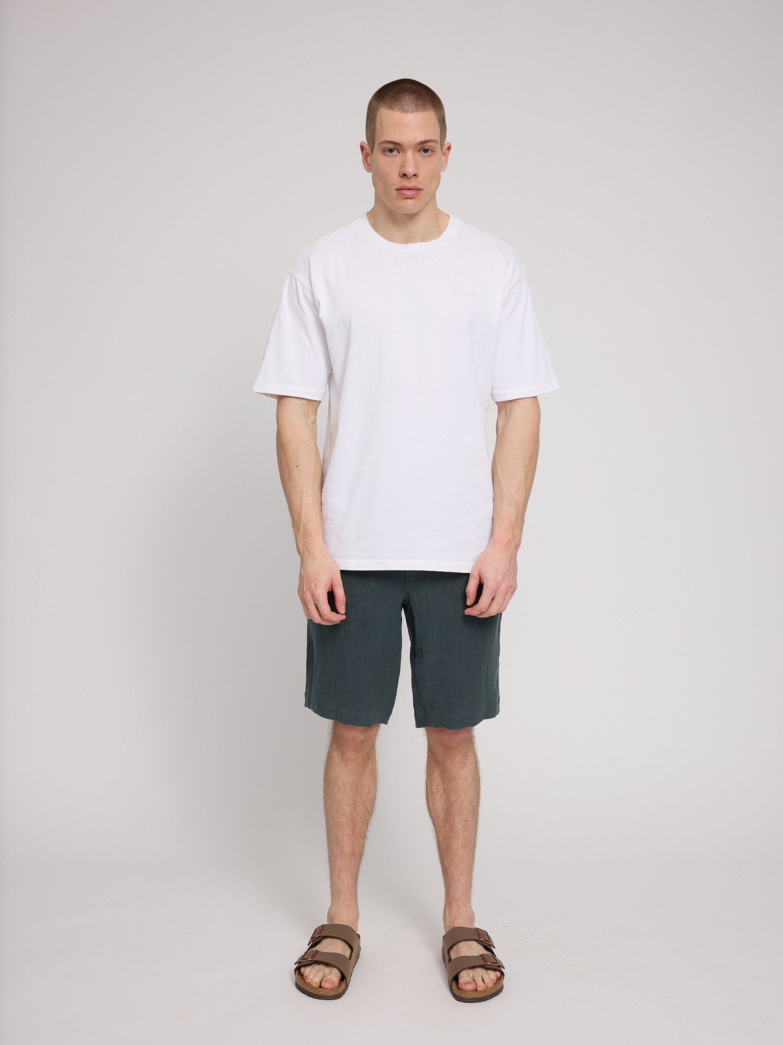 Regular Linen Shorts