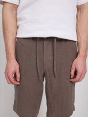 Regular Linen Shorts