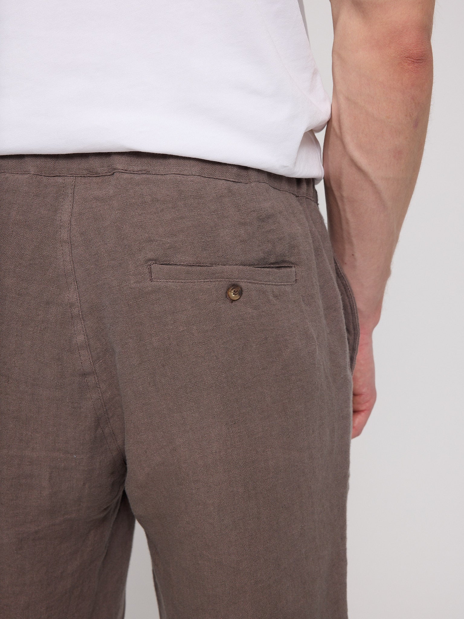 Regular Linen Shorts