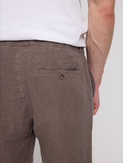Regular Linen Shorts