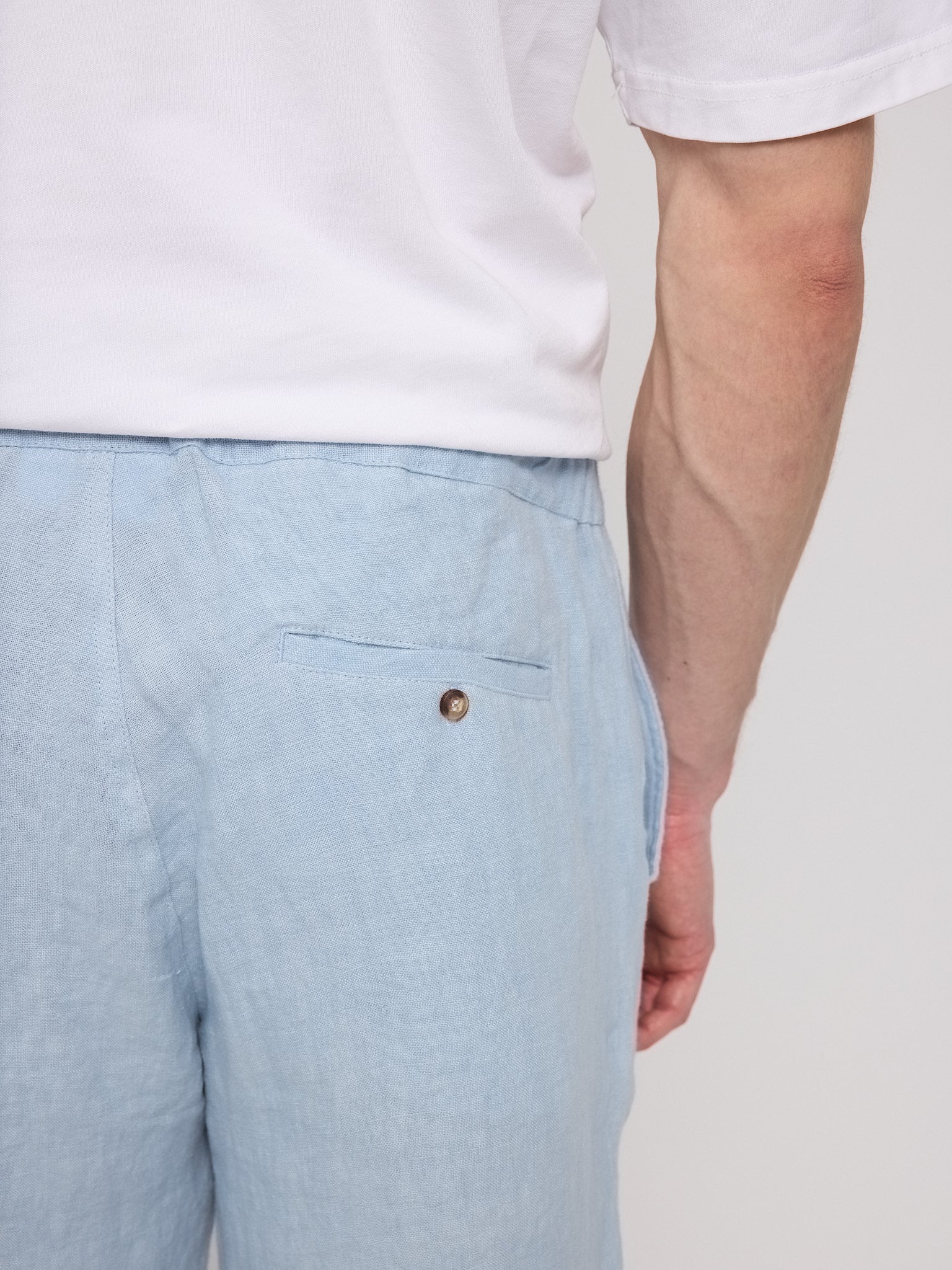 Regular Linen Shorts