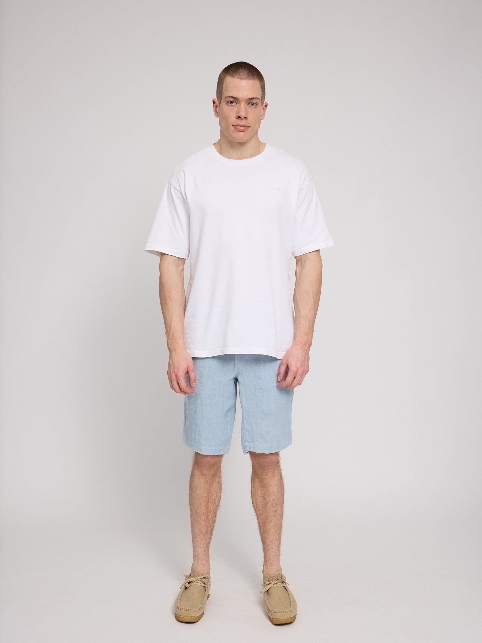 Regular Linen Shorts