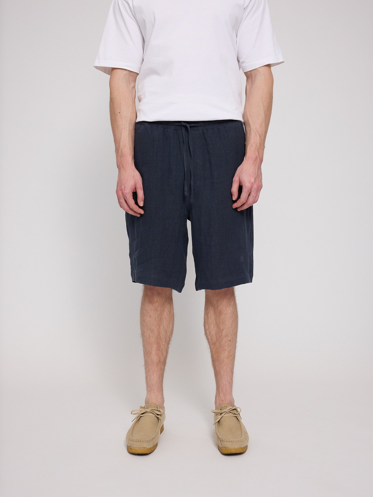 Linen Pull On Shorts
