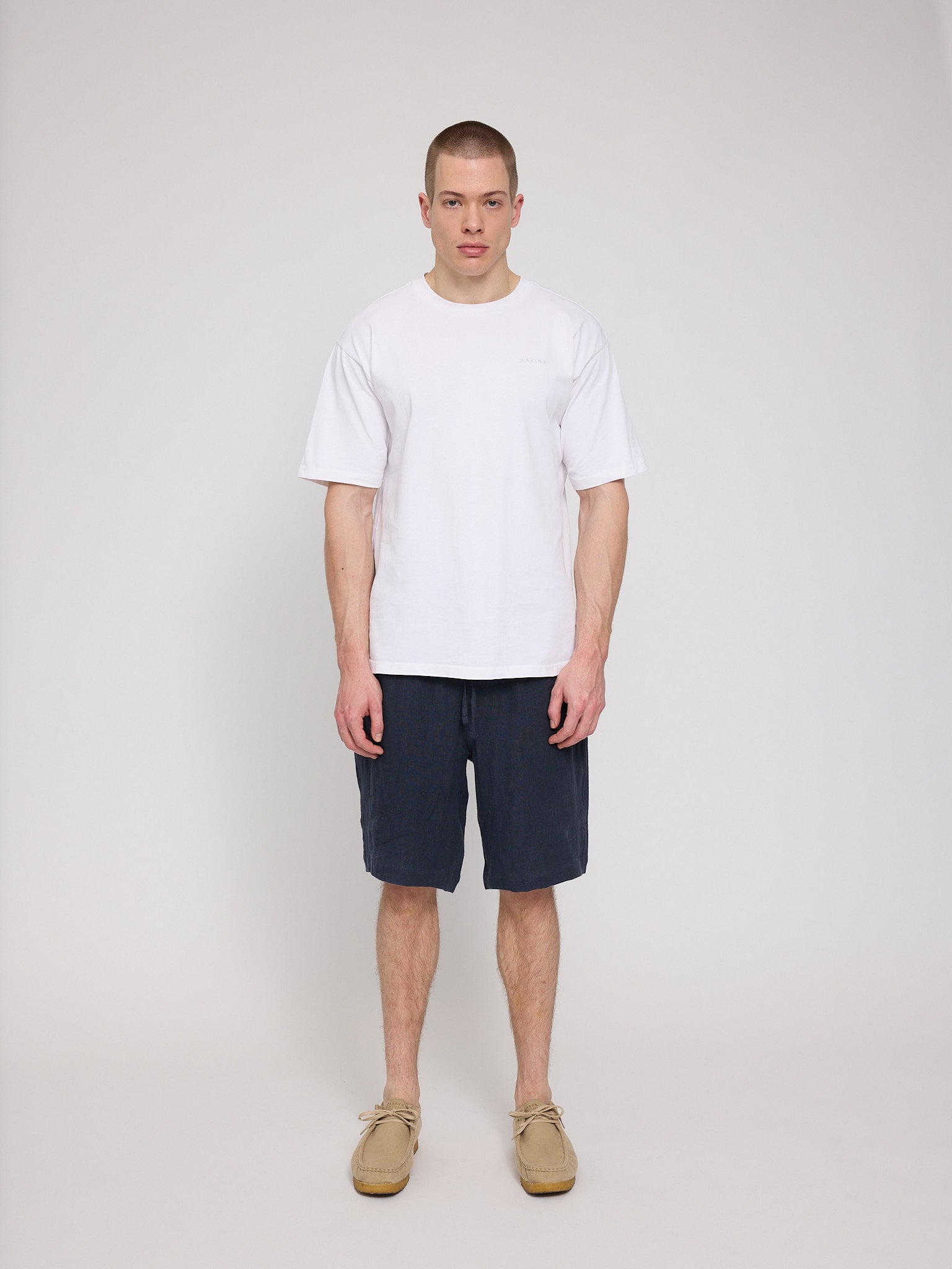 Linen Pull On Shorts