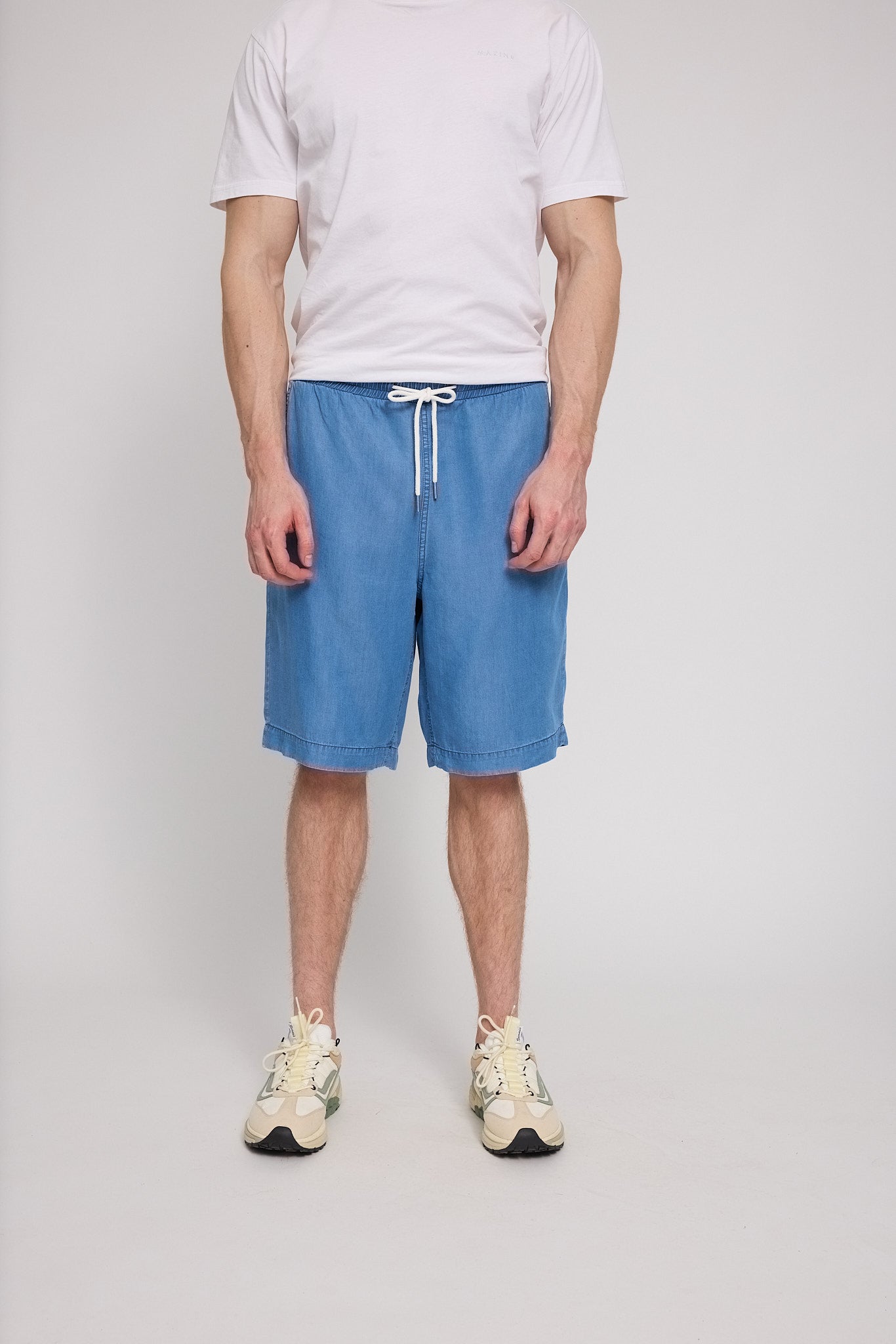 Denim Pull On Shorts