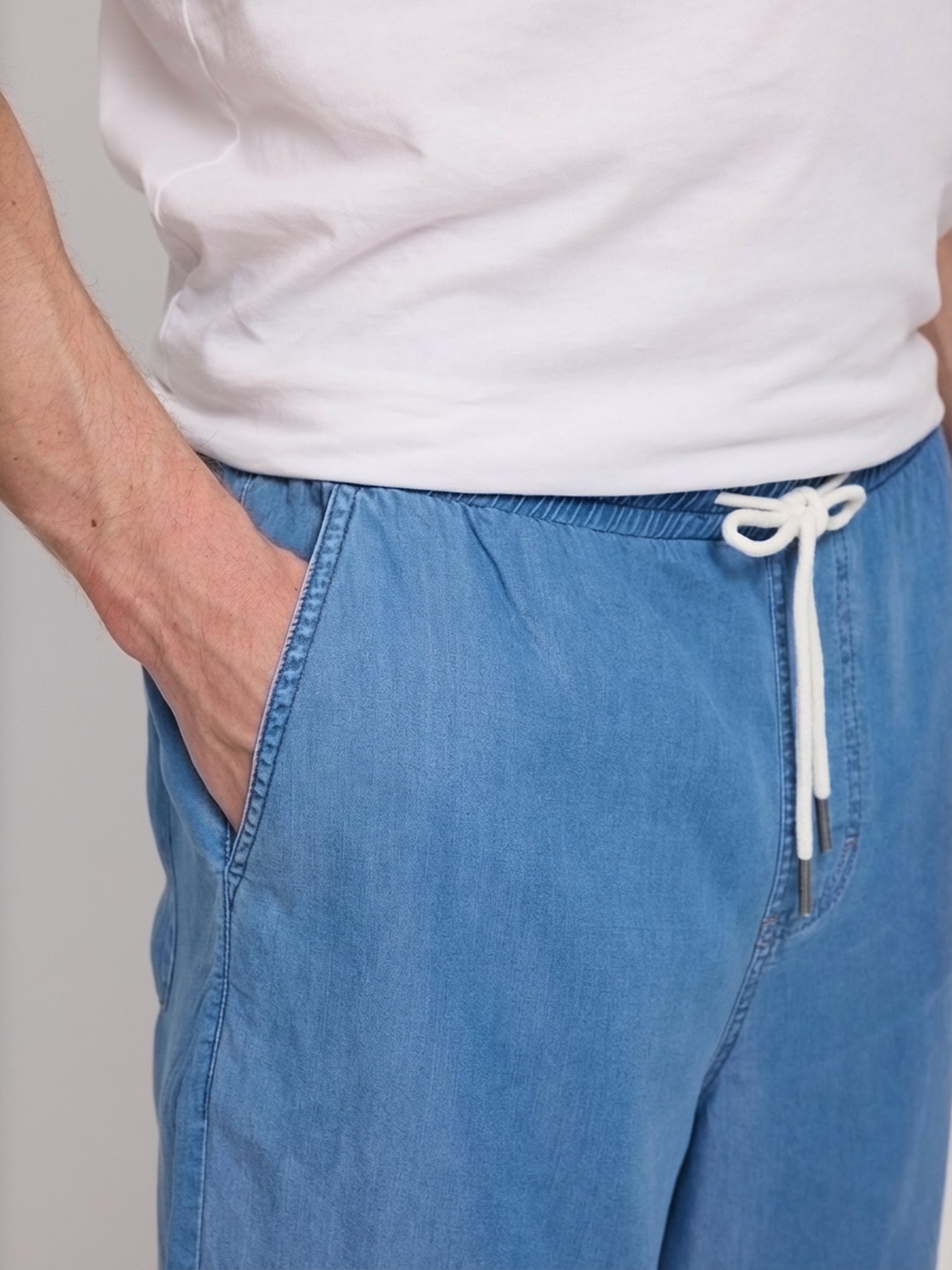 Denim Pull On Shorts