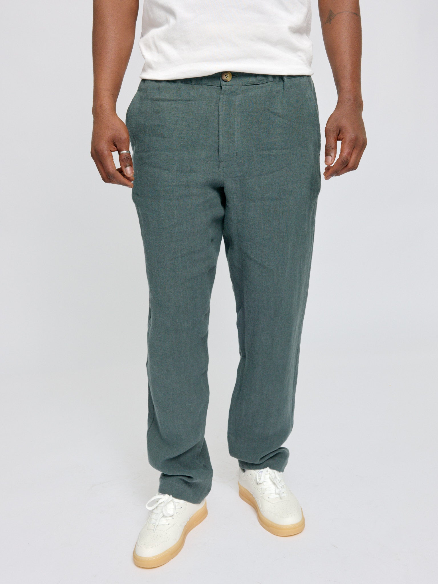 Regular Linen Pants