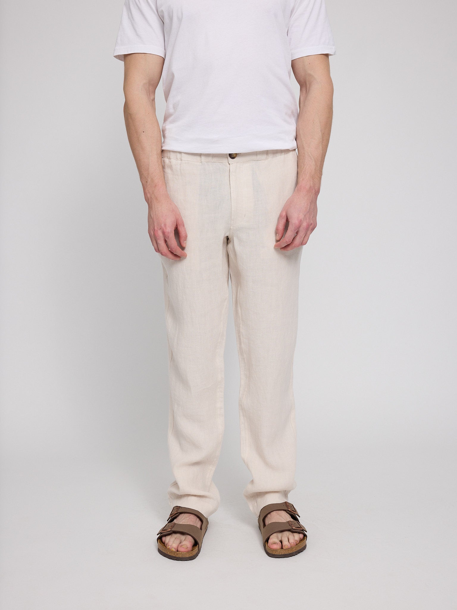 Regular Linen Pants