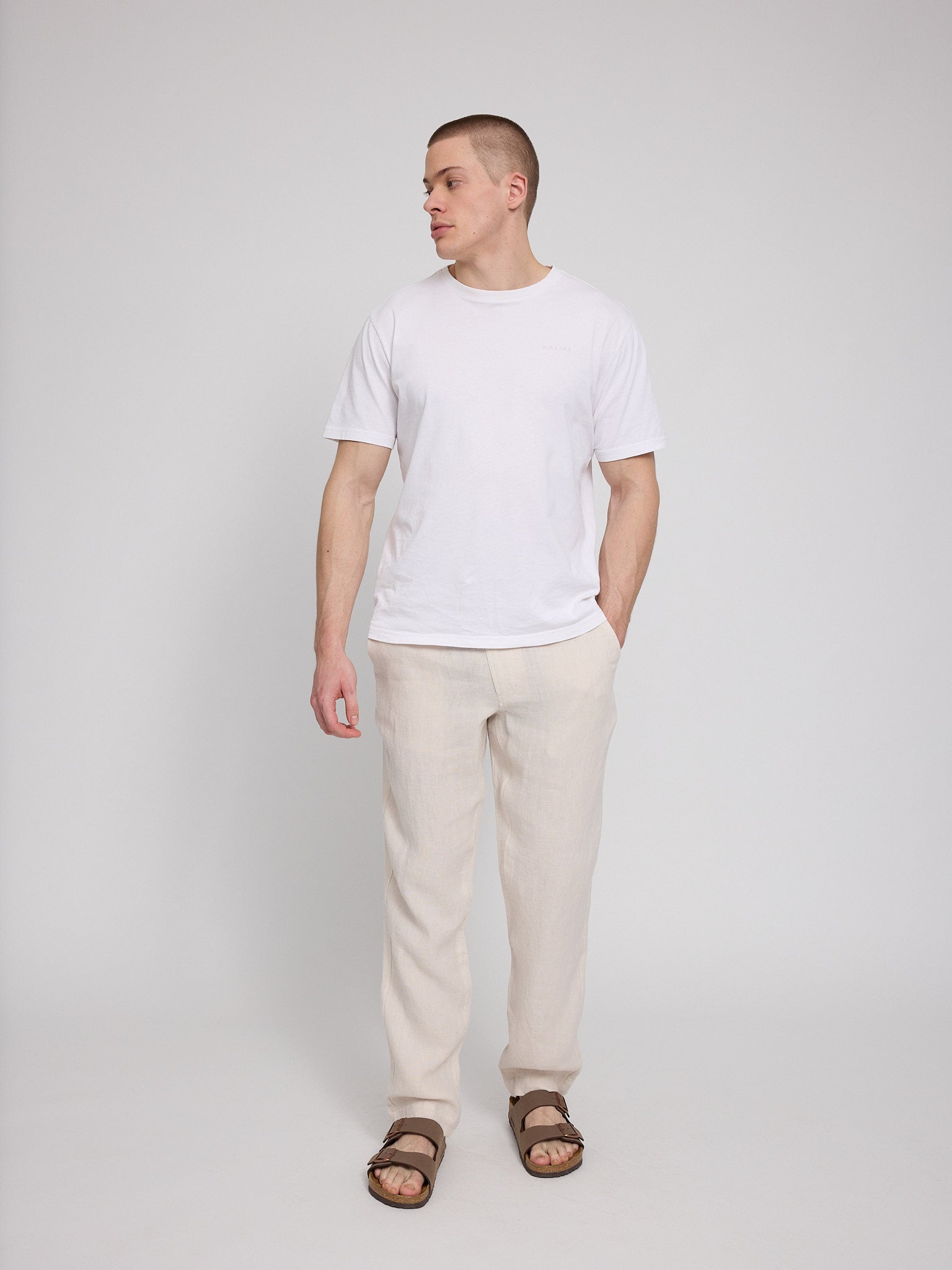 Regular Linen Pants