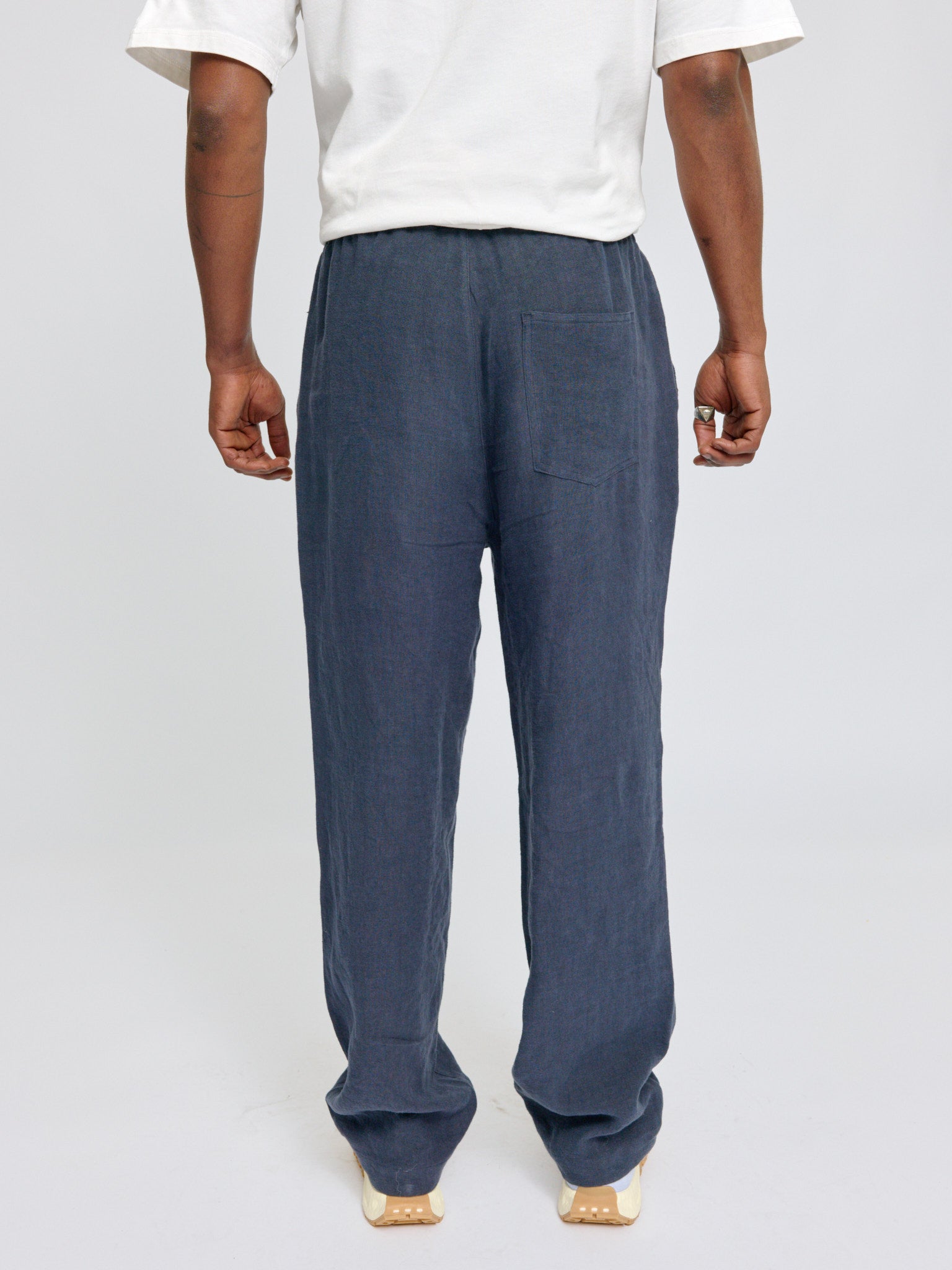 Linen Pull-on Pants
