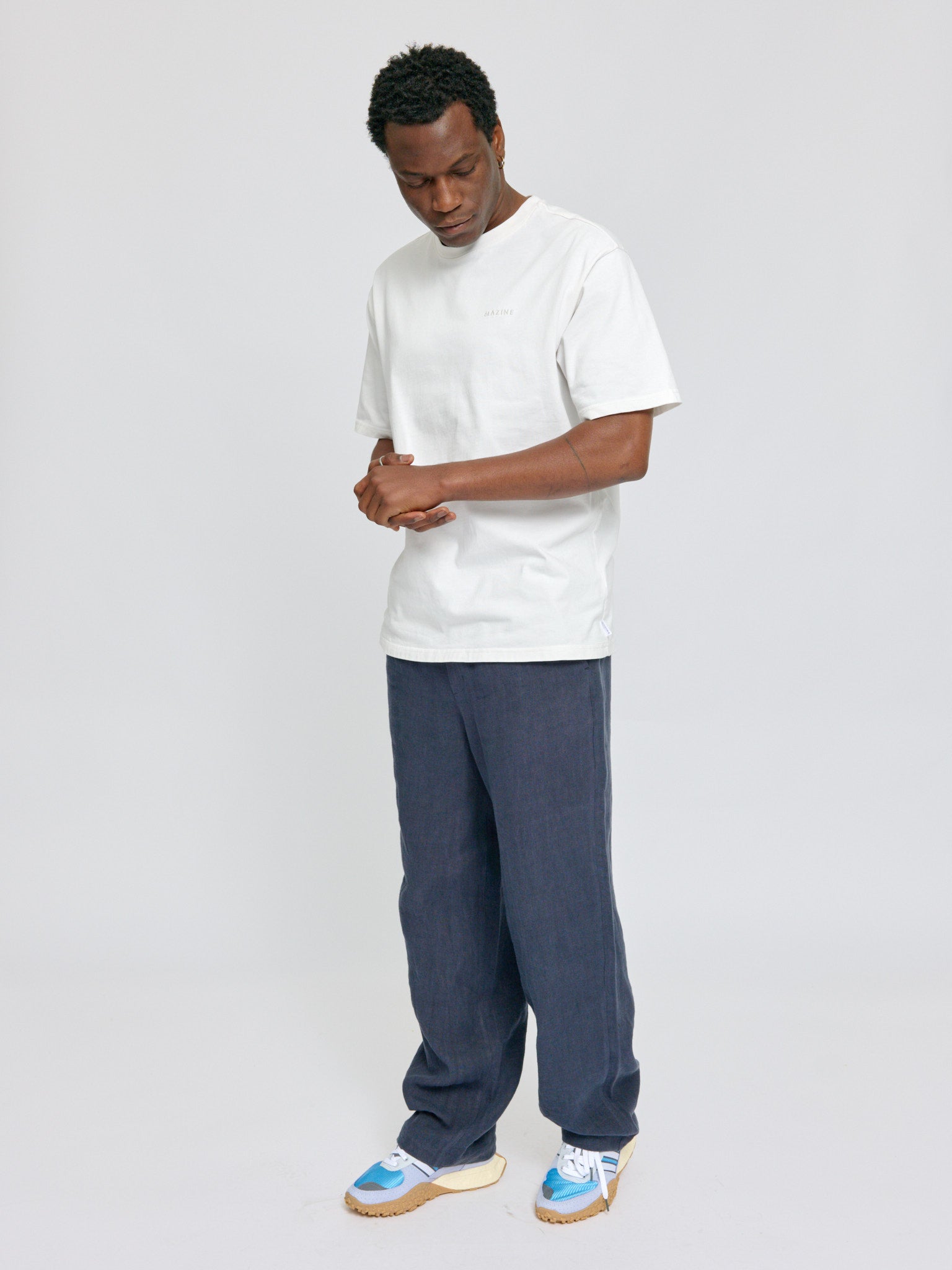 Linen Pull-on Pants