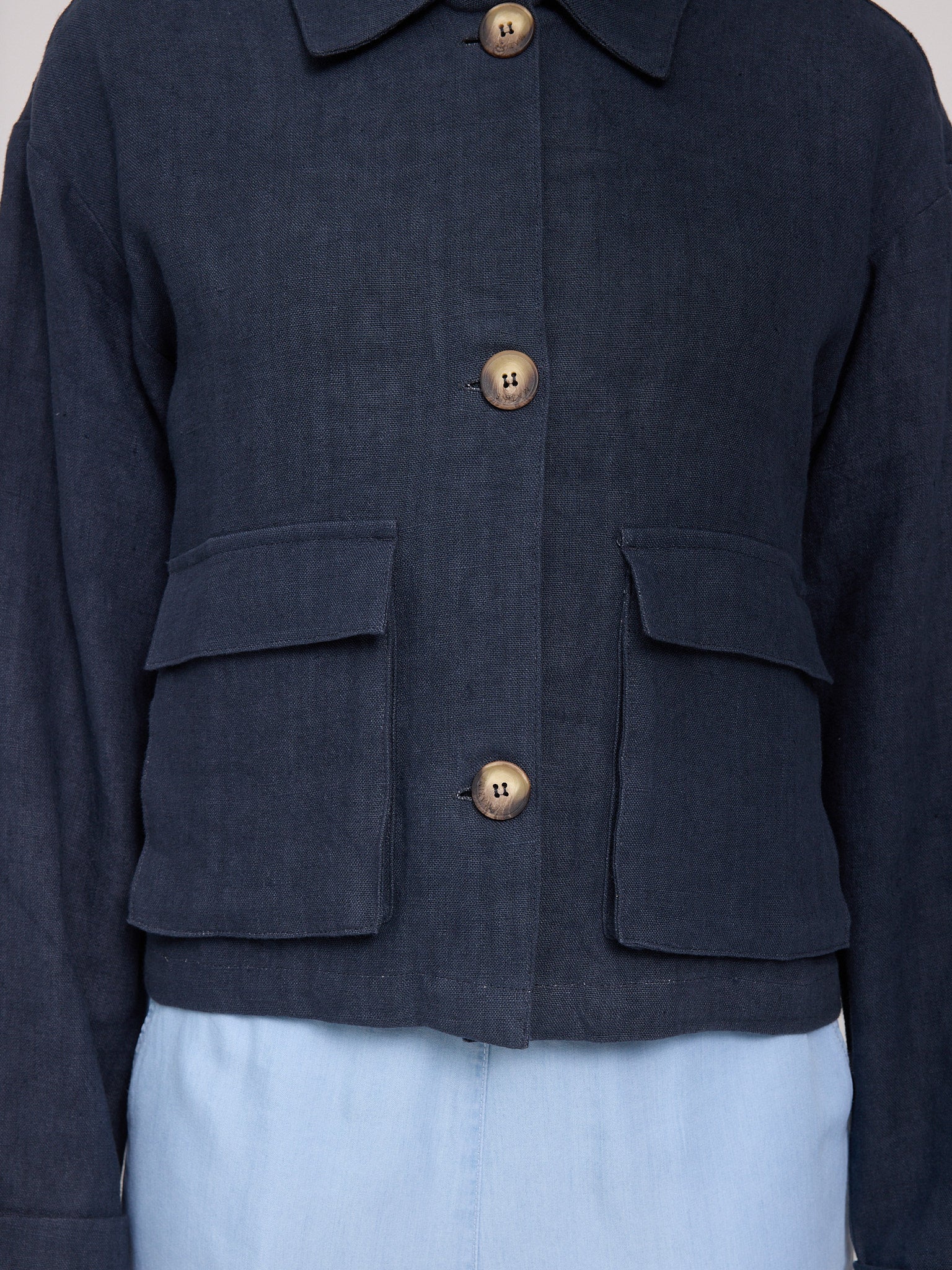 Short Linen Jacket (Damen)