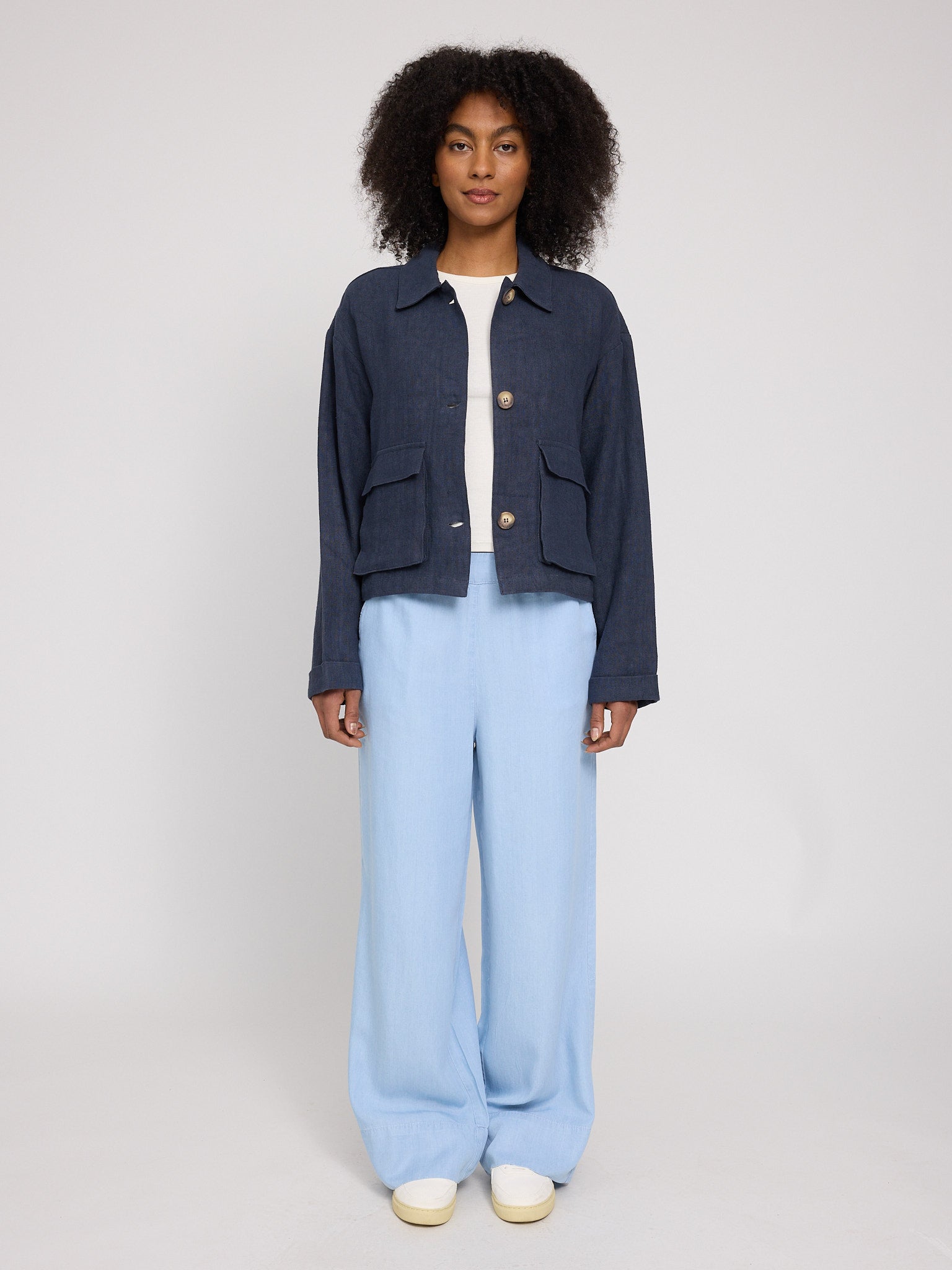 Short Linen Jacket (Damen)