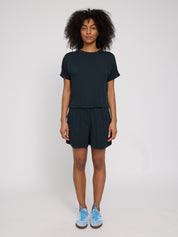 Crew Neck Viscose Blouse